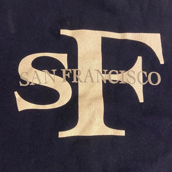 Vintage San Francisco Navy Crewneck Sweatshirt - Picture 4 of 8